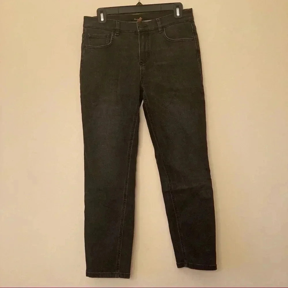 Massimo  Dutti grey straight leg jeans